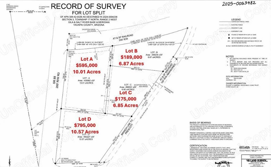 More Photos Of 23625 State Highway 89, Paulden Land For Sale