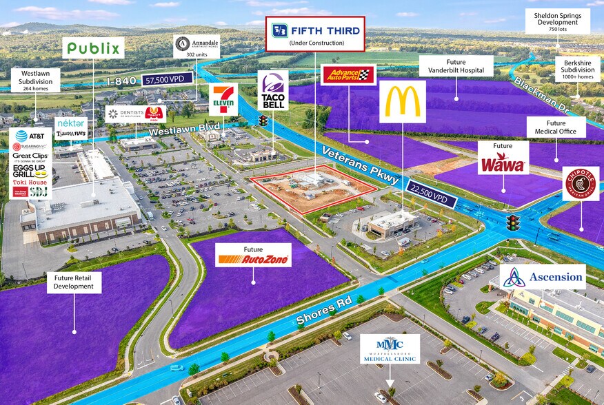 More Photos Of 5213 Veterans Pky, Murfreesboro Bank For Sale