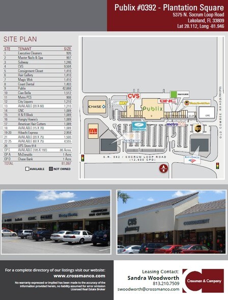 More Photos Of 5341-5375 N Socrum Loop Rd, Lakeland General Retail For Lease