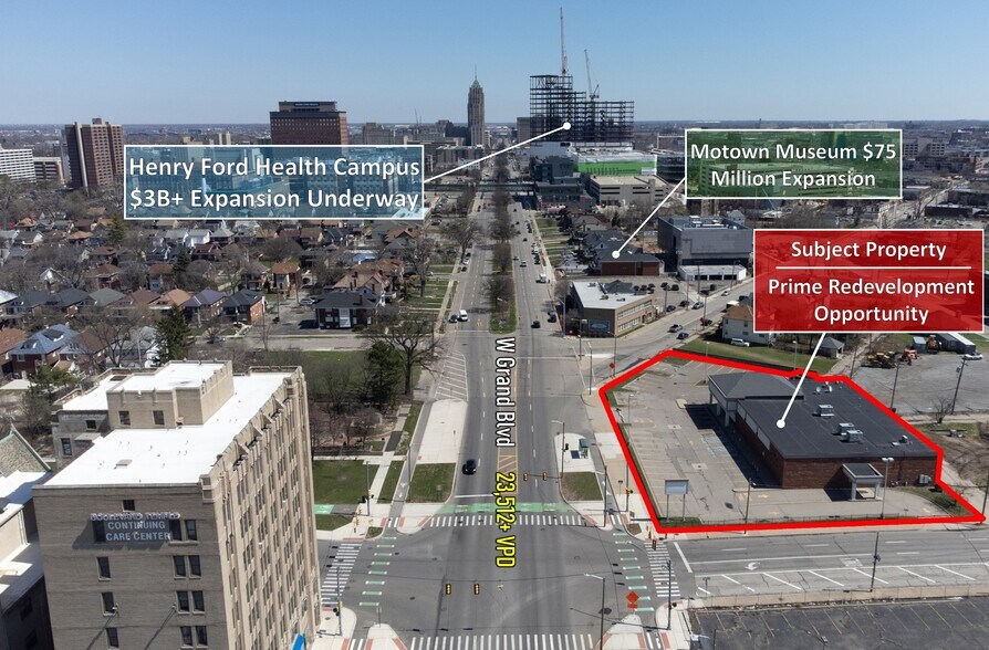 Primary Photo Of 2590 W Grand Blvd, Detroit Drugstore For Sale