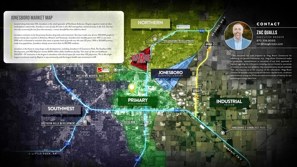 More Photos Of 1904 Grant Ave, Jonesboro Storefront Retail Office For Lease