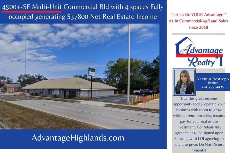 More Photos Of 746-750 Us Highway 27 N, Avon Park Storefront Retail Office For Sale