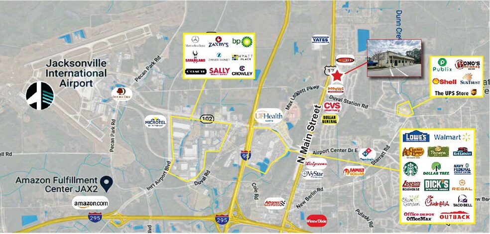 More Photos Of 14353 N Main St, Jacksonville Warehouse For Lease