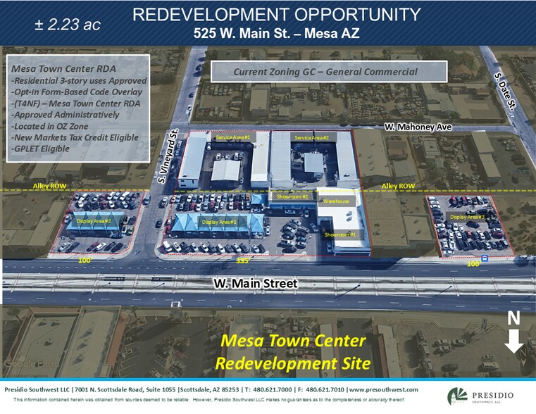 Primary Photo Of 525 W Main St, Mesa Auto Dealership For Sale