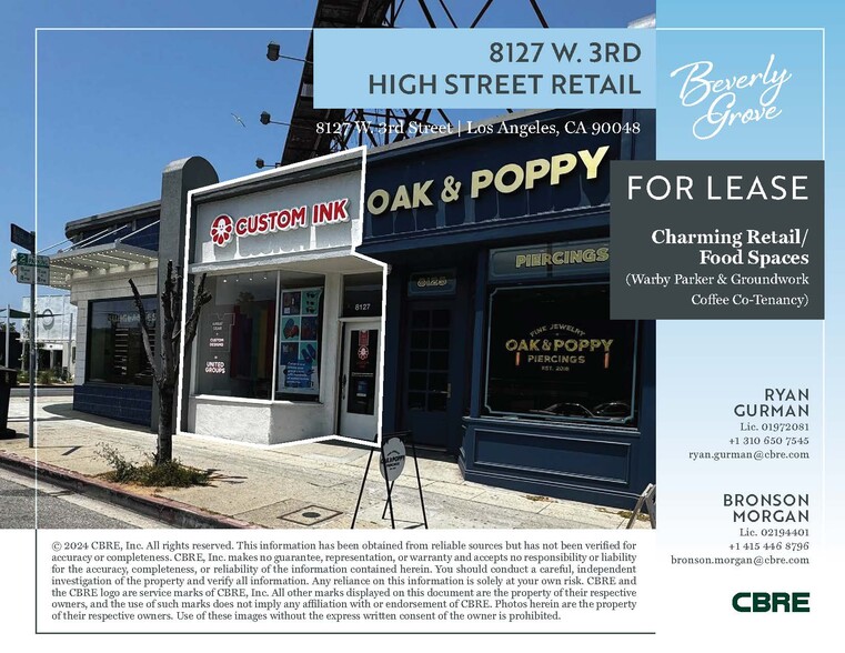 Primary Photo Of 8121-8127 W 3rd St, Los Angeles General Retail For Lease