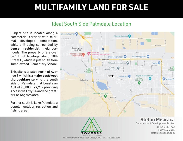 More Photos Of 37400 10th St E, Palmdale Land For Sale