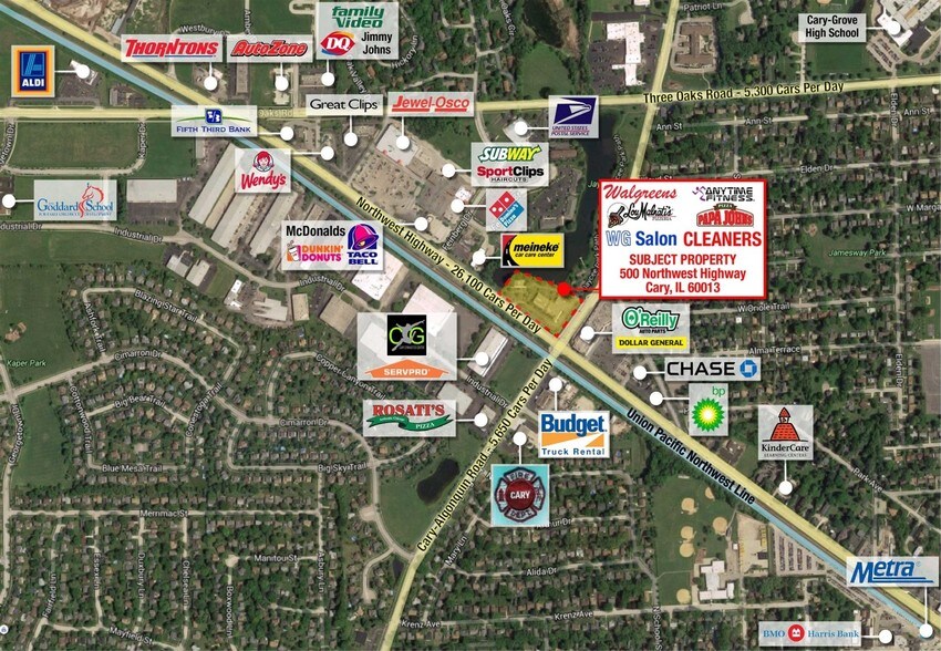 More Photos Of 504 Northwest Hwy, Cary General Retail For Lease