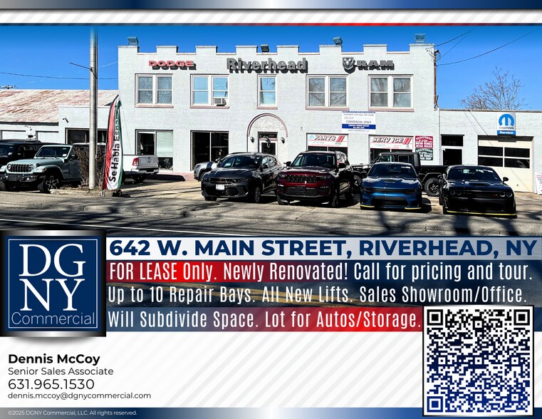 More Photos Of 642 W Main St, Riverhead Auto Dealership For Lease