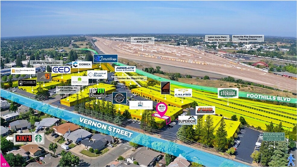 More Photos Of 1830 Vernon Street, Roseville Warehouse For Lease