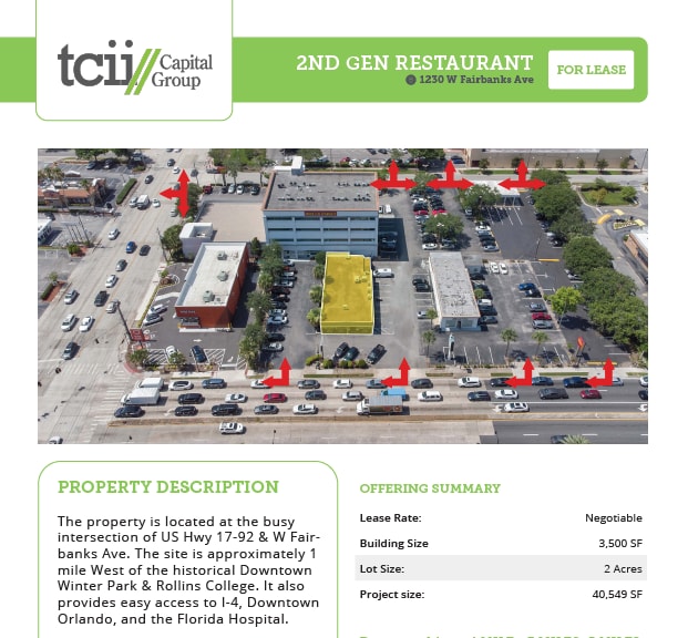 More Photos Of 1230 W Fairbanks Ave, Winter Park Freestanding For Lease