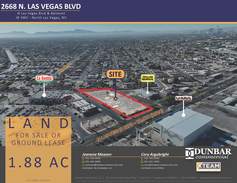 Primary Photo Of 2668 N Las Vegas Blvd, North Las Vegas Land For Sale