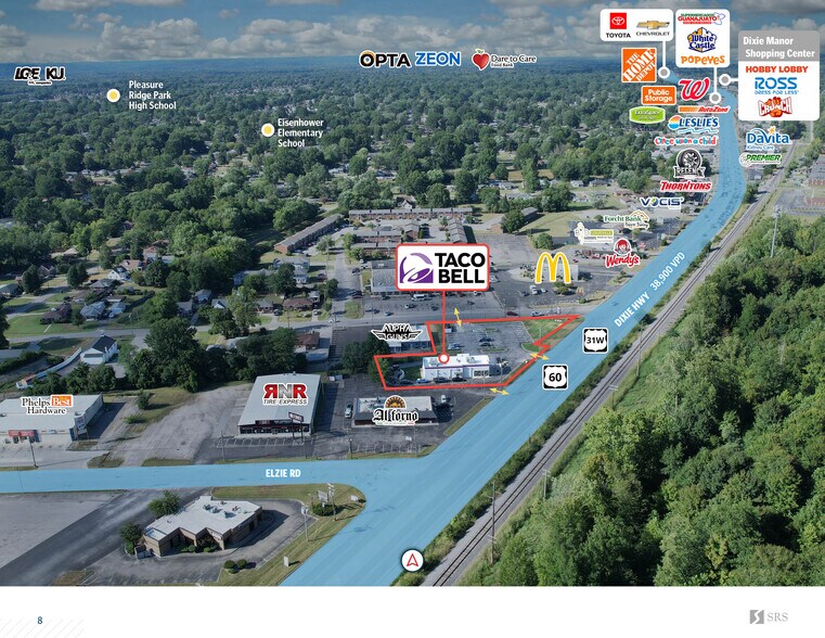 More Photos Of 8602 Dixie Hwy, Louisville Fast Food For Sale
