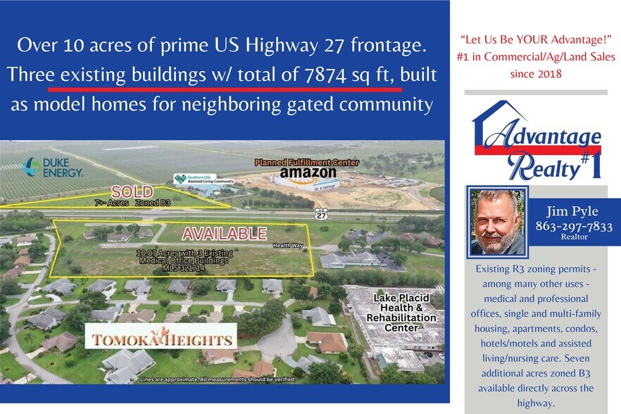 Primary Photo Of 1346 US 27 N, Lake Placid Land For Sale
