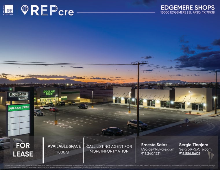 Primary Photo Of 15000 Edgemere, El Paso Storefront For Lease