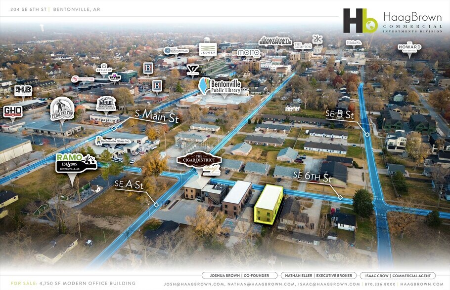 More Photos Of 204 SE 6th St, Bentonville Office For Sale