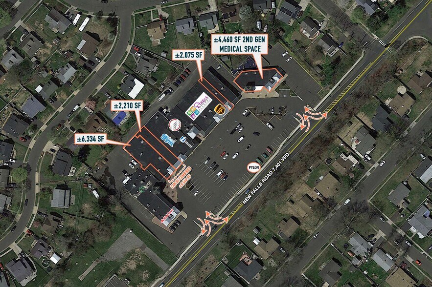 More Photos Of 8919 New Falls Rd, Levittown Storefront For Lease