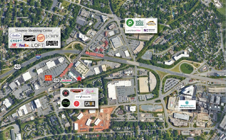 More Photos Of 203-205 S Stratford Rd, Winston-Salem Freestanding For Lease