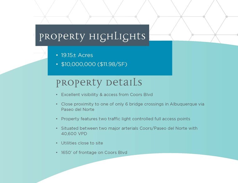 More Photos Of Coors Blvd NW, Albuquerque Land For Sale