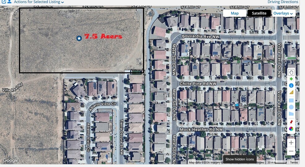 Primary Photo Of 999 scenic Road, Albuquerque Land For Sale