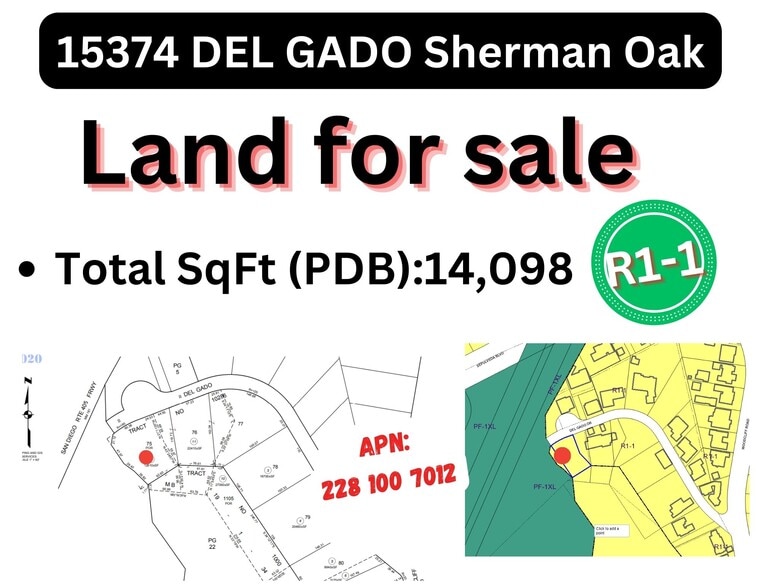 Primary Photo Of Del Gado, Sherman Oaks Land For Sale