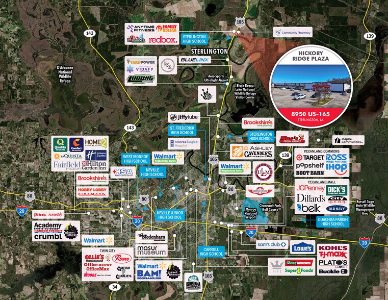 More Photos Of 8950 US-165, Sterlington Storefront For Sale