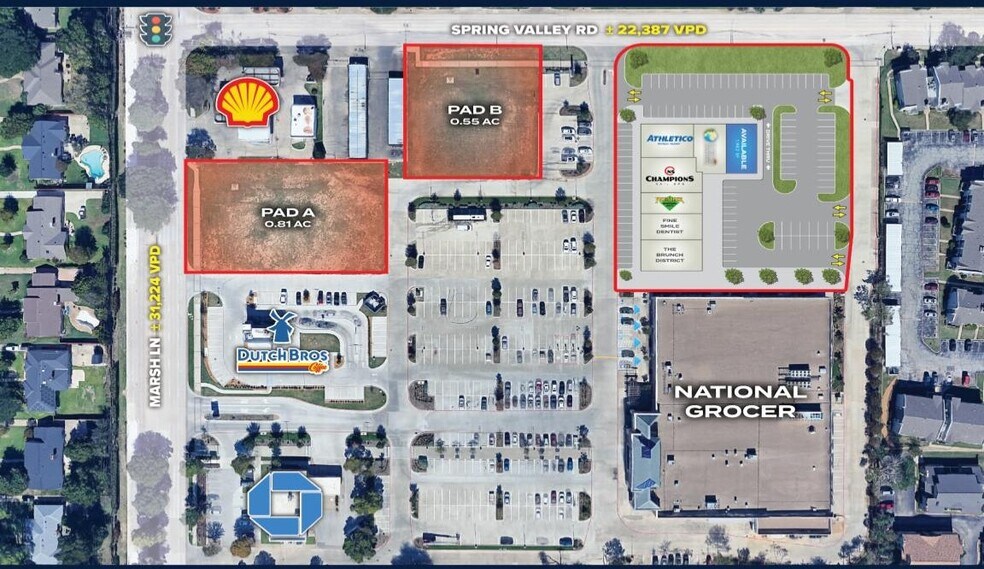 Primary Photo Of 3710 Spring Valley Rd, Addison Land For Lease