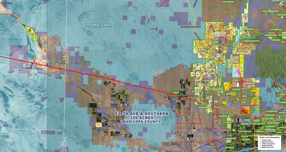 More Photos Of 539th Ave & Southern Ave, Tonopah Land For Sale