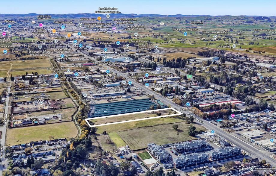 More Photos Of 3496 Santa Rosa Ave, Santa Rosa Land For Sale