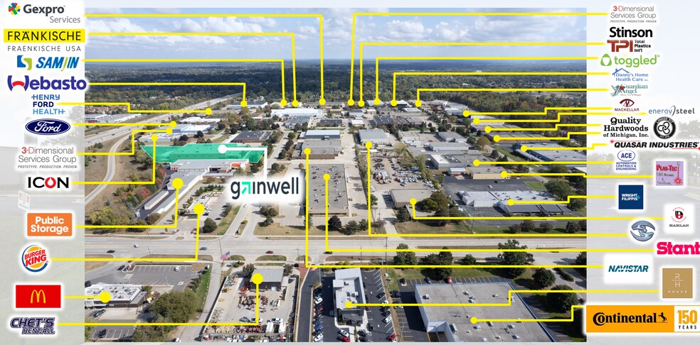 More Photos Of 1872 Enterprise Dr, Rochester Hills Warehouse For Sale