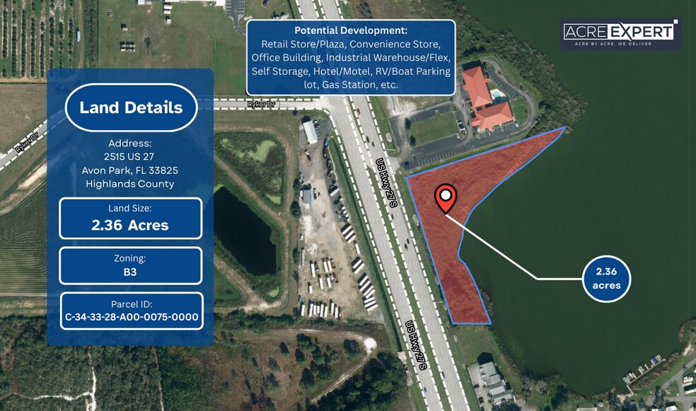 Primary Photo Of 2515-2521 US 27 S, Avon Park Land For Sale