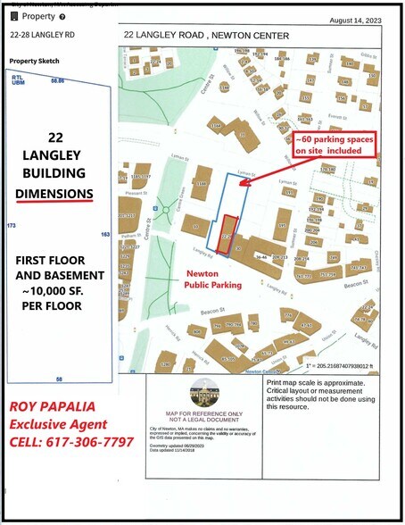 More Photos Of 22 Langley Rd, Newton Centre Freestanding For Lease