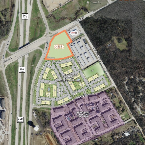 More Photos Of 3666 Grand Prairie Waters Dr, Grand Prairie Land For Sale