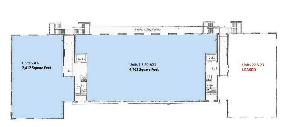 More Photos Of 202-258 E High St, Charlottesville Office For Sale