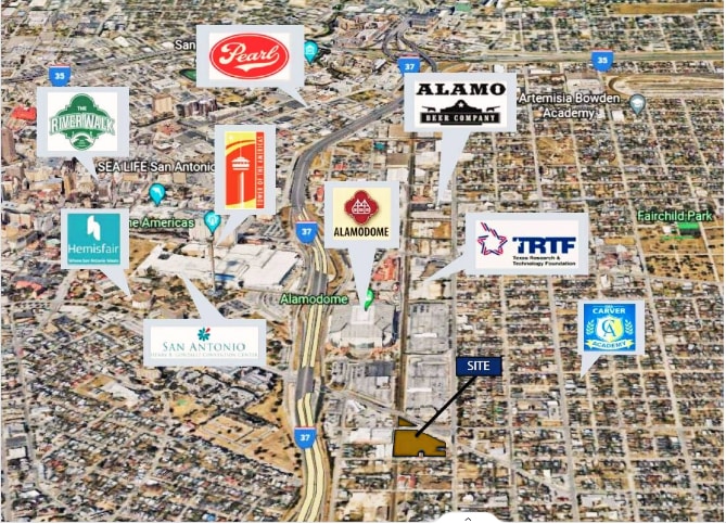 More Photos Of 1206 Cesar Chavez Blvd, San Antonio Land For Sale