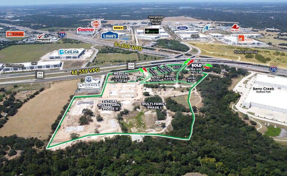 More Photos Of 2800 N Interstate 35, Georgetown Land For Sale