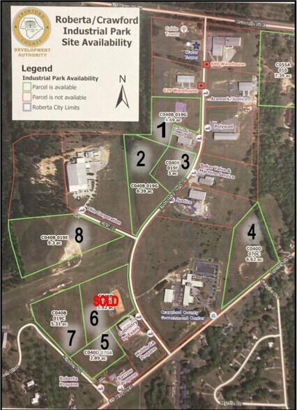 More Photos Of US Hwy 128 @ Industrial Park Road, Roberta Land For Sale