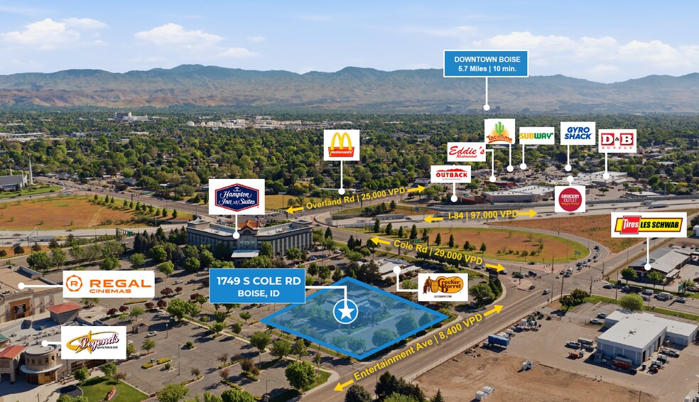More Photos Of 1749 S Cole Rd, Boise Storefront For Lease