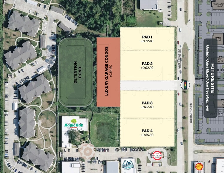 More Photos Of Gosling Rd @ W Rayford Rd, Spring Land For Lease