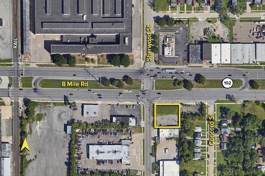Primary Photo Of 6700 E 8 Mile Rd, Detroit Land For Sale