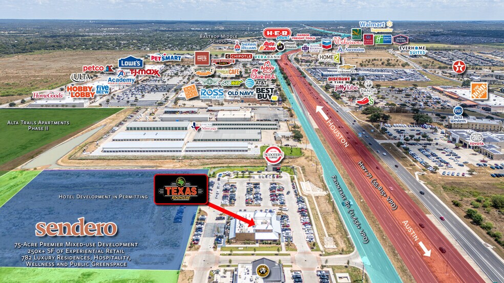 More Photos Of 829 W State Highway 71, Bastrop Restaurant For Sale