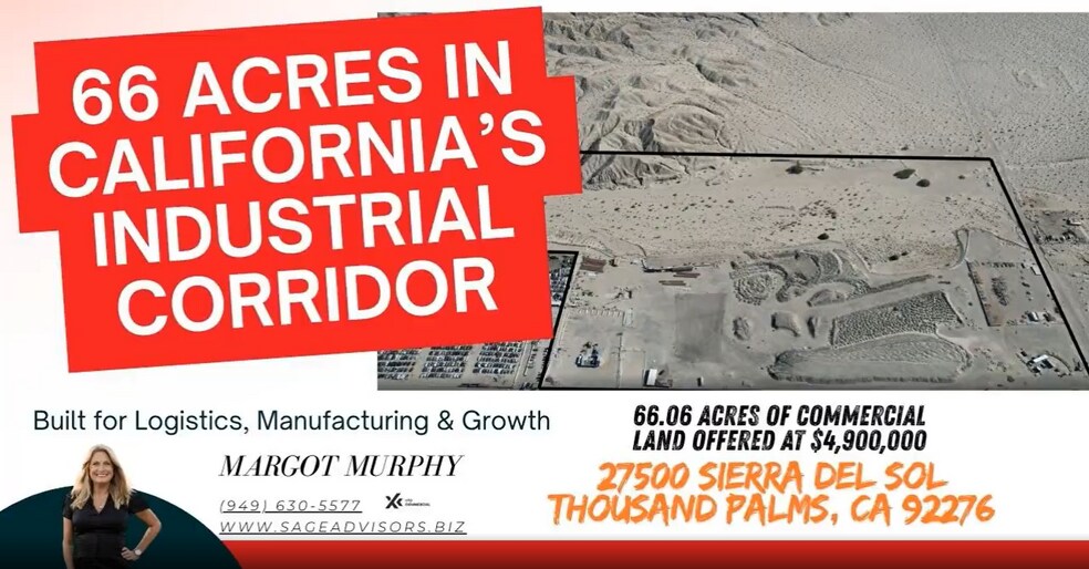 Primary Photo Of 27500 Sierra del Sol, Thousand Palms Land For Sale
