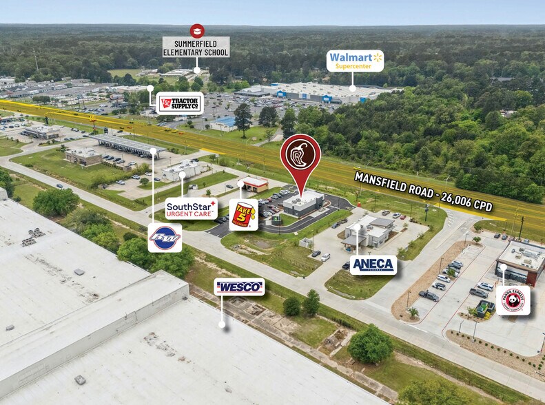 More Photos Of 9521 Mansfield rd, Shreveport General Retail For Sale