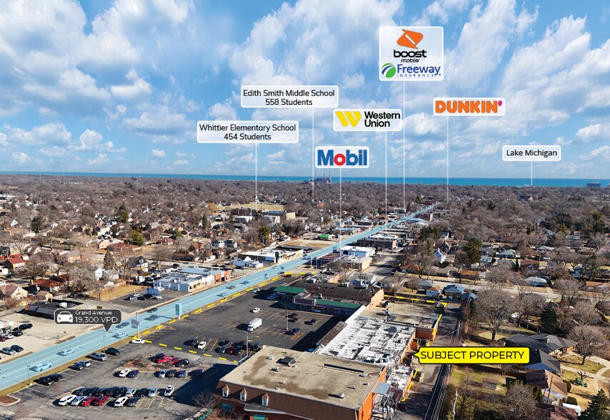 More Photos Of 2201-2303 Grand Ave, Waukegan General Retail For Sale