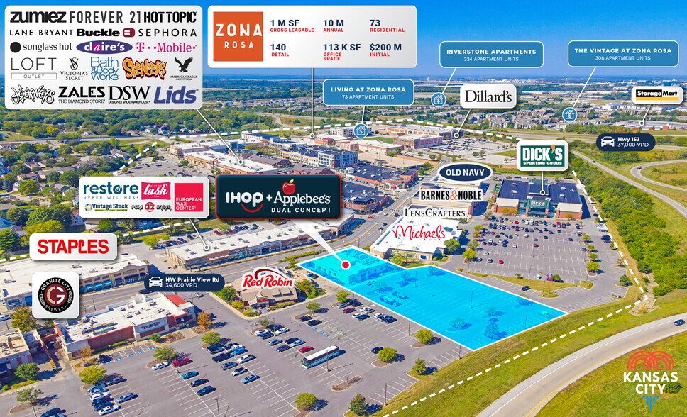 More Photos Of 8541 NW Prairie View Rd, Kansas City Restaurant For Lease