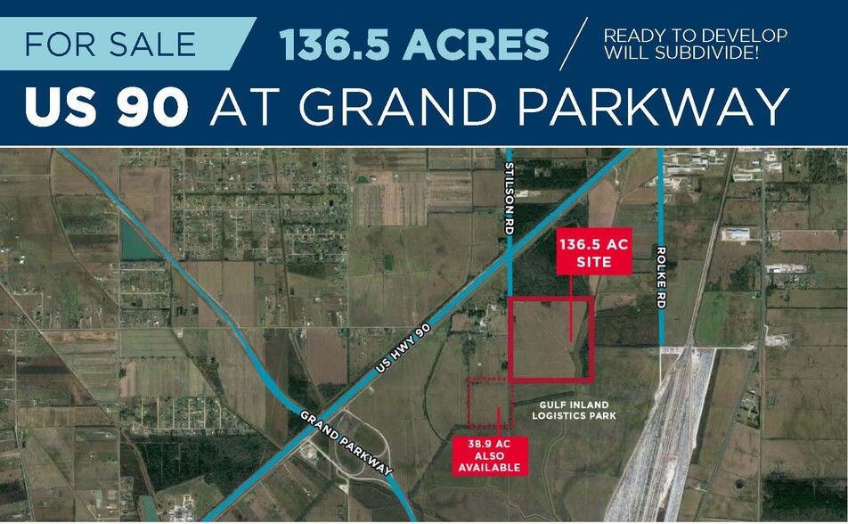 Primary Photo Of US 90 at Grand Parkway, Dayton Land For Sale