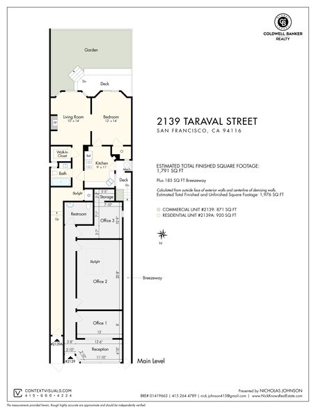 More Photos Of 2139 Taraval St, San Francisco Office Residential For Sale