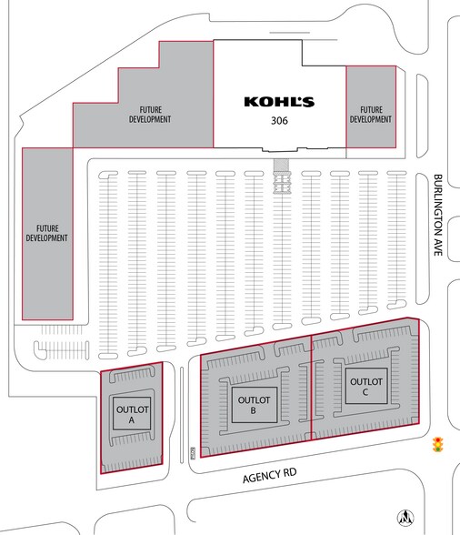 More Photos Of 300 Agency, West Burlington Land For Lease