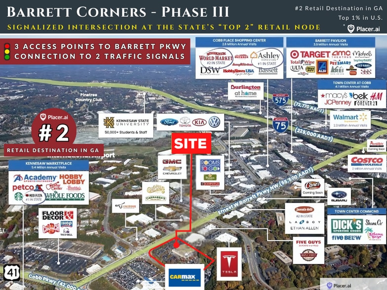More Photos Of 1185 Ernest W Barrett Pky NW, Kennesaw General Retail For Lease