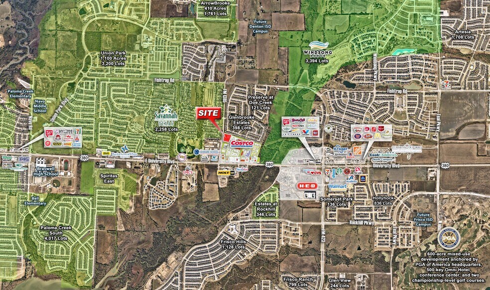 More Photos Of NEC of US 380 & FM 1385, Aubrey General Retail For Lease