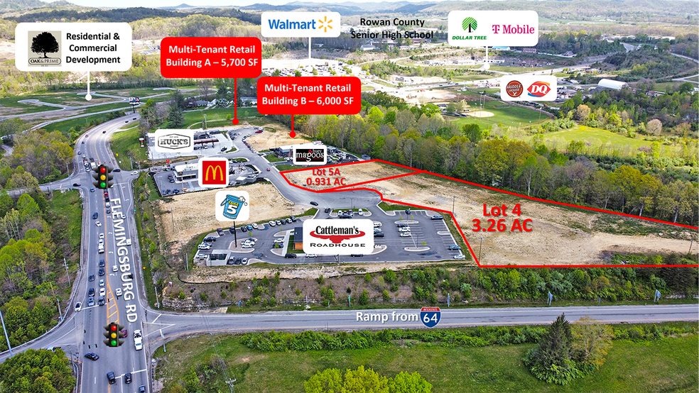 More Photos Of 1710-1720 Flemingsburg Rd, Morehead Land For Lease